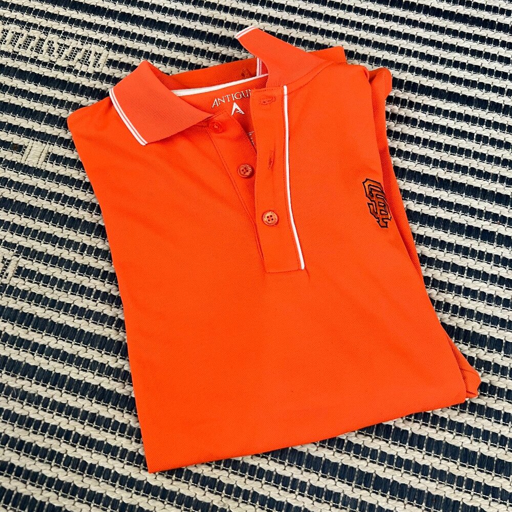 San Francisco Giants Antigua Men's Orange Polo Shirt